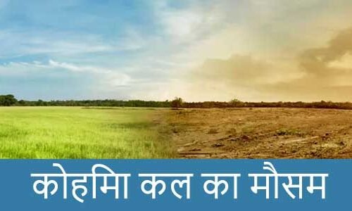 कोहिमा में कल का मौसम